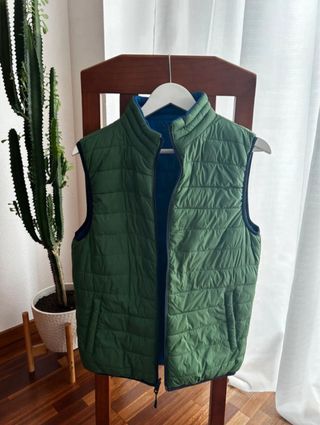 Chaleco reversible Easy Wear azul-verde