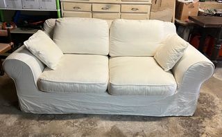 Sofá 2 plazas beige