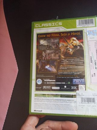 Xbox clásica - Señor de los anillos Pal  precintad