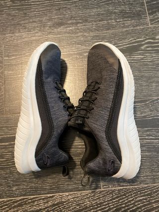 Zapatillas Skechers Hombre Gris/Negras