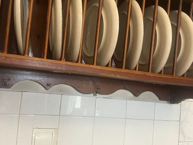 Mueble escurridor madera - cocina