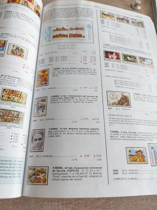 Sellos España 1990: ¡Año completo!