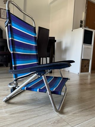 Silla hamaca playa o piscina plegable y reclinable