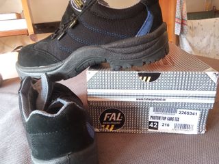 Zapatos seguridad - negros talla 42