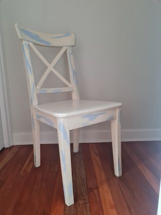 Sillas Ingolf - Beige y Azul