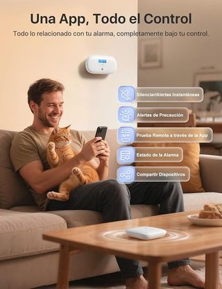 Detector CO X-Sense: Alarma Monóxido Carbono