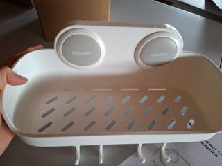 Estante ducha blanco