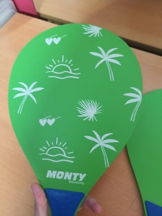 2 Raquetas playa MONTY