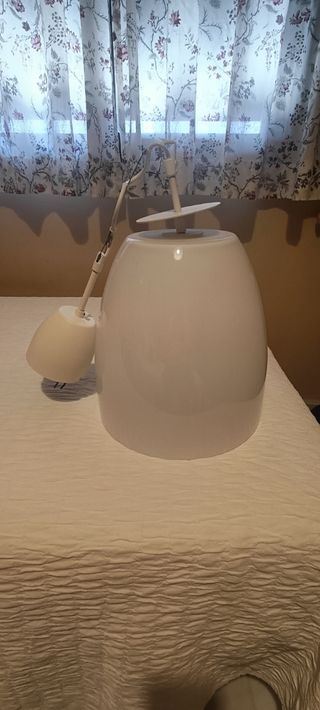 Lámpara Ikea PS blanca cristal - Colgante