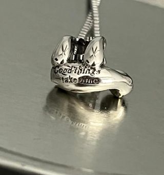 Charm perezoso plata
