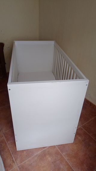 Cuna Ikea Stuva 60x120 + Colchón + 2 Protectores