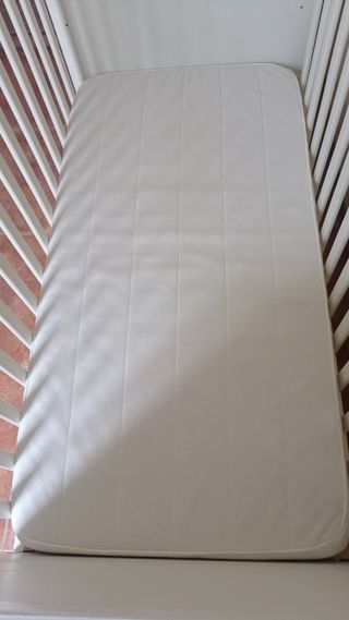 Cuna Ikea Stuva 60x120 + Colchón + 2 Protectores