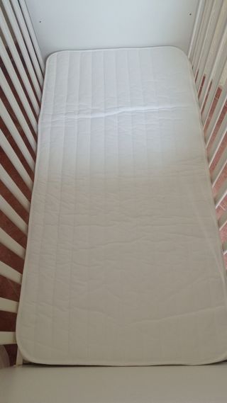 Cuna Ikea Stuva 60x120 + Colchón + 2 Protectores