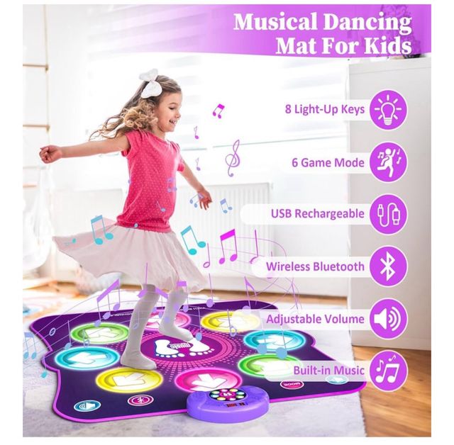 Alfombra baile LED Bluetooth LEAPRCS