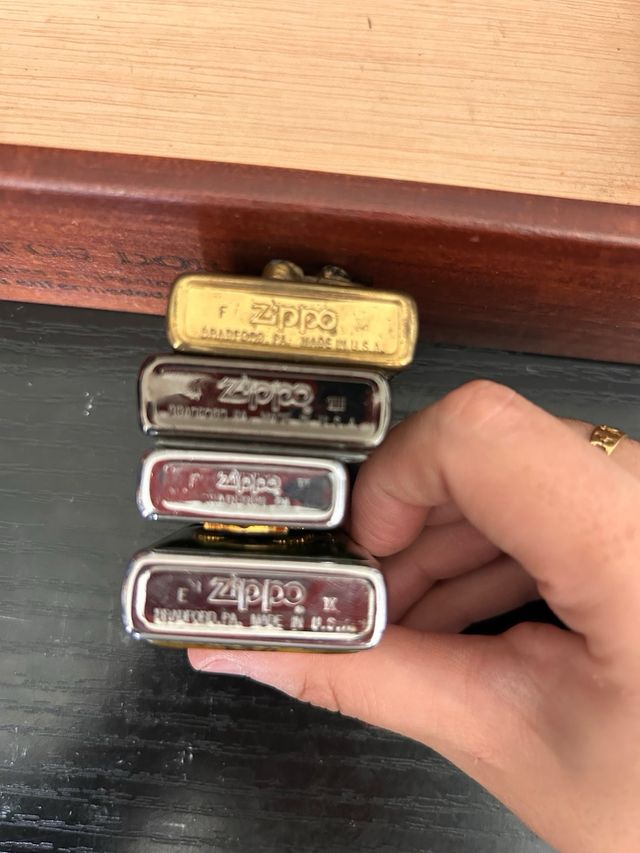 4 Encendedores Zippo - Harley Davidson, Yamaha, In