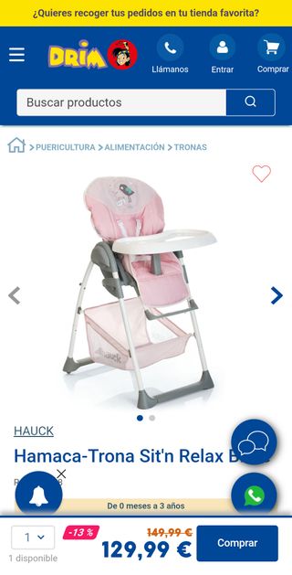 Hamaca-trona Hauck Sit'n Relax