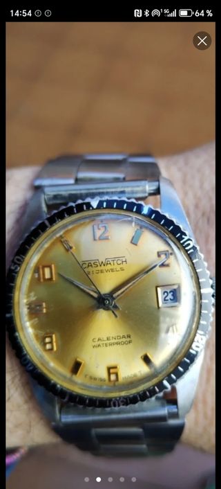 Reloj Caswatch 21J Vintage