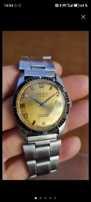 Reloj Caswatch 21J Vintage