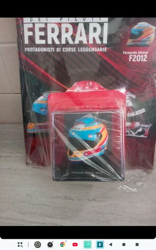 Casco Alonso Ferrari F2012 GP 🇮🇹 Monza sigillato