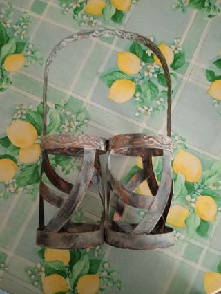 Botellero 2 botellas - Decorativo