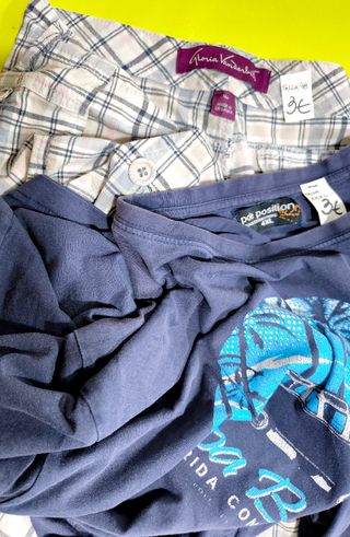 Camiseta y bermuda 4XL x 5 eur!