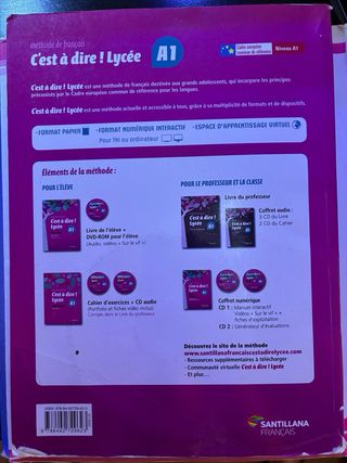 C'EST A DIRE LYCEE A1 ELEVE + DVD
