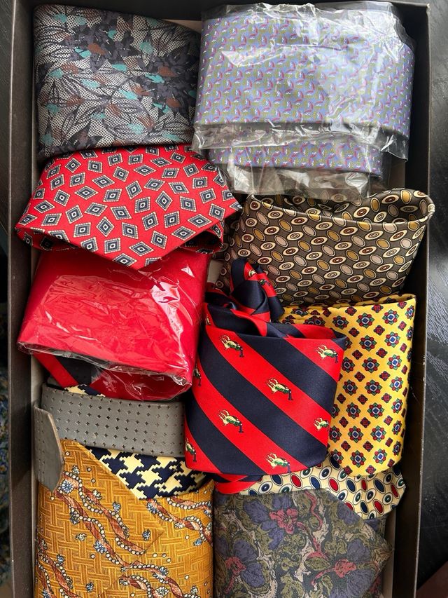 12 Corbatas de seda - Multicolor