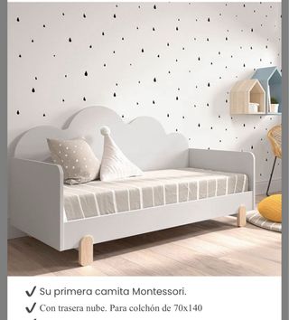 Cuna cama nube infantil