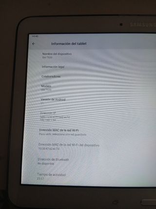 Tablet Samsung SM-T530