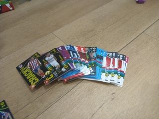 Cartas fútbol Panini especiales 