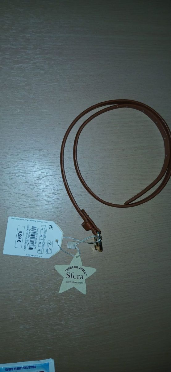 Cinturón marrón Sfera niña