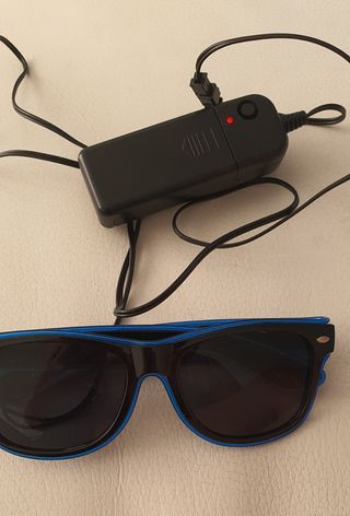 Gafas LED con mando a distancia