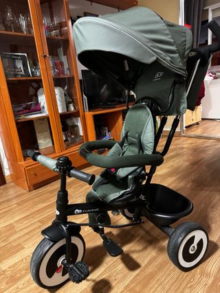 Triciclo Bebé Plegable Verde