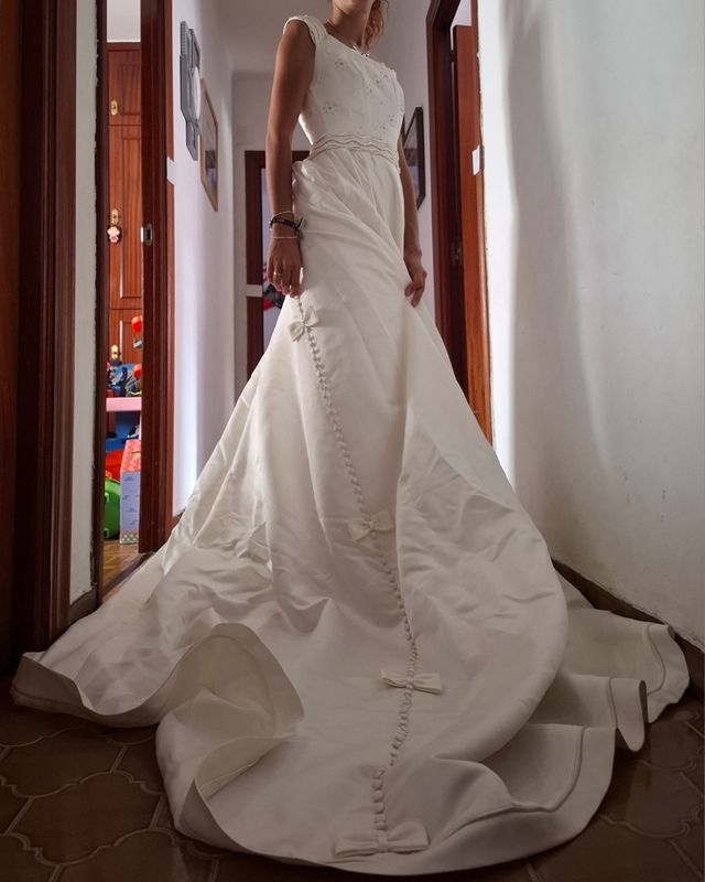 Vestido novia blanco. Marca st. Patrick