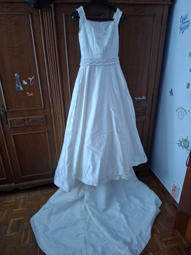 Vestido novia blanco. Marca st. Patrick