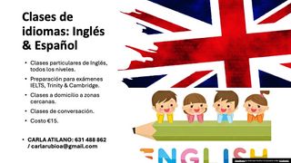 Clases particulares de Ingles a domicilio