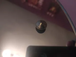 Espejo redondo morado - Pared