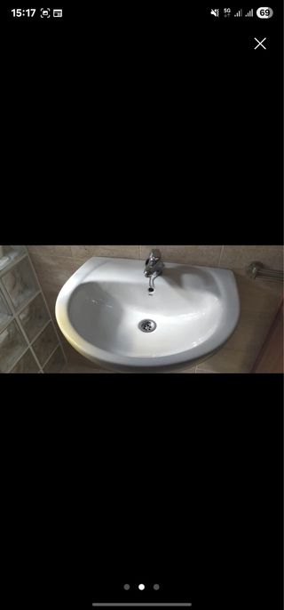 Lavabo baño - Blanco
