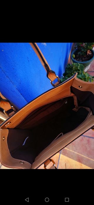 Bolso marrón-beige