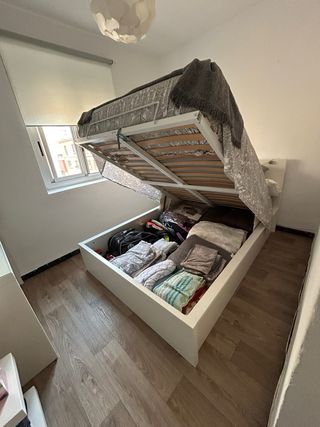 Canapé abatible Malm blanco IKEA