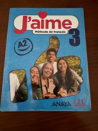 Libro Francés J’aime 3 ESO
