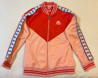 CHAQUETA KAPPA VINTAGE ROSA Y ROJA MUJER