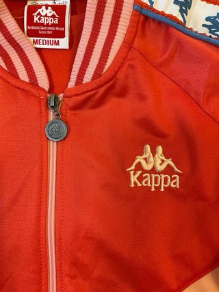 CHAQUETA KAPPA VINTAGE ROSA Y ROJA MUJER