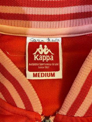CHAQUETA KAPPA VINTAGE ROSA Y ROJA MUJER