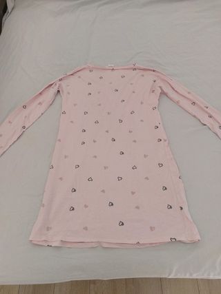 Camicia notte Prenatal rosa maniche lunghe