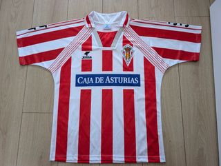 Camiseta Real Sporting Joma, temporada 94 95.