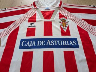 Camiseta Real Sporting Joma, temporada 94 95.