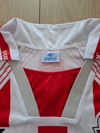 Camiseta Real Sporting Joma, temporada 94 95.