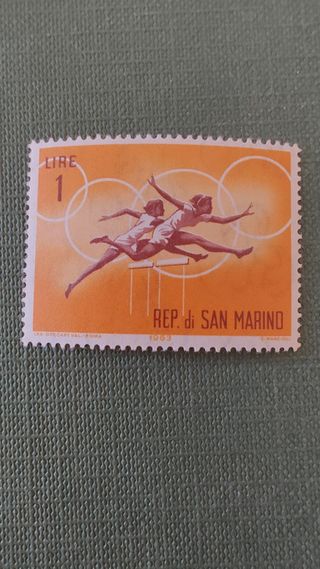 Francobollo San Marino 1964 Olimpiadi
