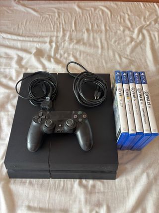 PS4 (PlayStation 4) + 5 FIFA
